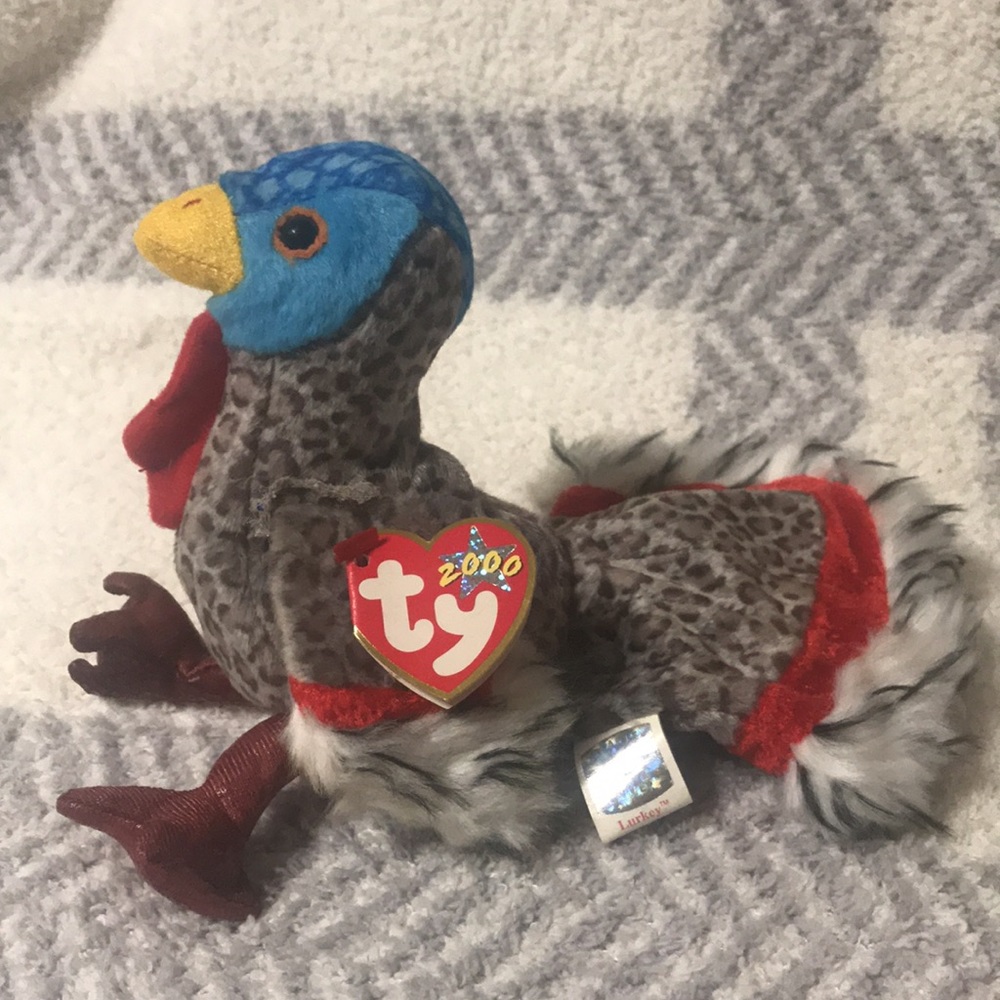 TY Beanie Baby Lurkey June 13 2000 Nice Condition❤️